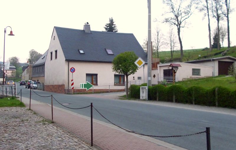 anfahrt aus richtung gornsdorf